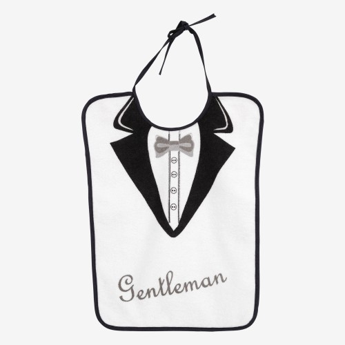 Lot de 3 bavoirs maternelles "Gentleman" - 4