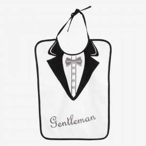Conjunto de 3 babetes para o infantário "Gentleman" - 4