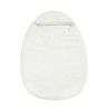 Saco de dormir para bebé branco em tecido sherpa Saco de dormir para bebé branco em tecido sherpa