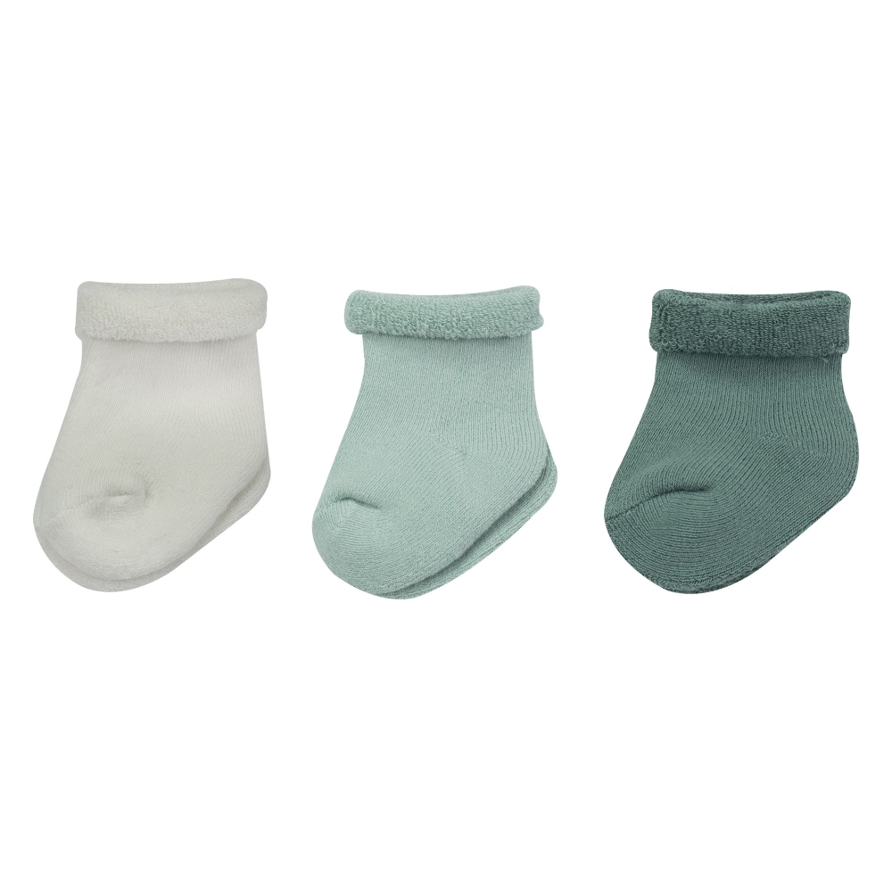 Pack de 3 pequeños calcetines para la maleta de maternidad Pack de 3 pequeños calcetines para la maleta de maternidad
