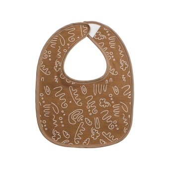 close-up of the camel bib with its patterns close-up of the camel bib with its patterns