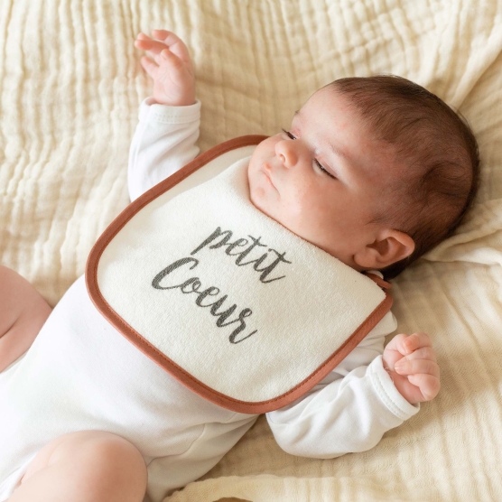 Set of Bibs - Little message - 1