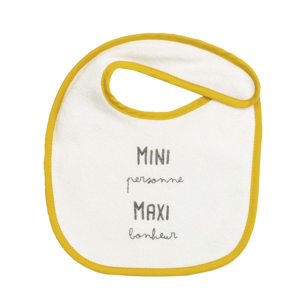 mosterdgeel slabbetje