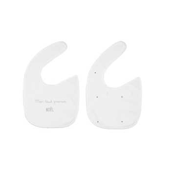 2 baberos de nacimiento de Navidad