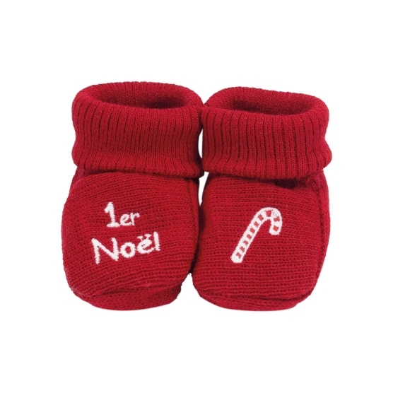 Pantufas para recém-nascido - Natal - 1
