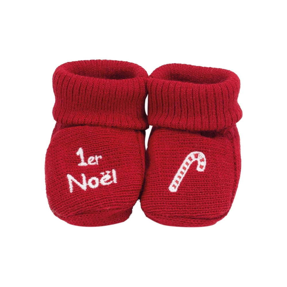 Chaussons naissance - Noël - 1