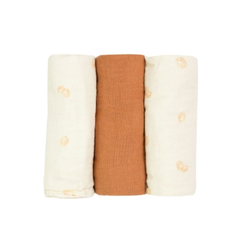 Set di 3 pannolini 70*70cm - Diplododo Trois Kilos Sept - 1