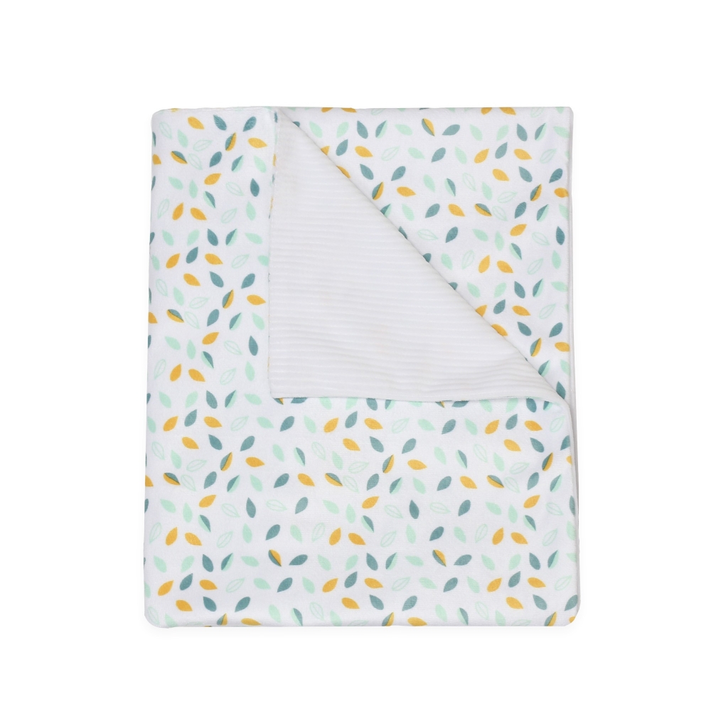 Blanket - mustard and sage green Trois Kilos Sept - 3