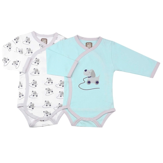 Conjunto de 2 bodies cruzados - Cão Trois Kilos Sept - 1