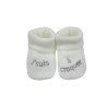 Pantufas de bebé - "Sou irresistível" Trois Kilos Sept - 2