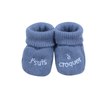 Chaussons bébé - "Jsuis à croquer" Trois Kilos Sept - 4