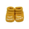Chaussons naissance - "Super Parrain / Super marraine" Trois Kilos Sept - 4