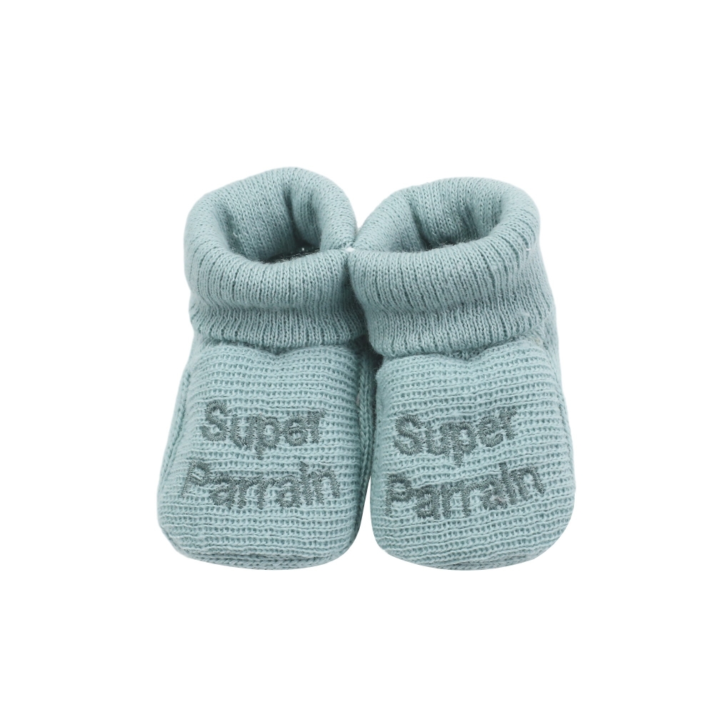 Chaussons naissance - "Super Parrain / Super marraine" Trois Kilos Sept - 13