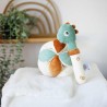Brinquedo de apertar em forma de dinossauro com bola sensorial Brinquedo de apertar em forma de dinossauro com bola sensorial