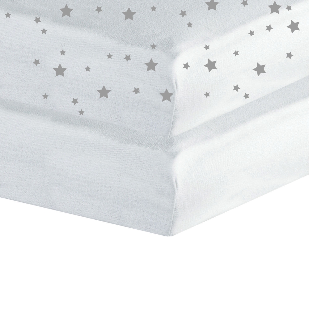 Set of 2 fitted sheets for cradle Trois Kilos Sept - 2