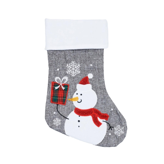 Bota de Navidad muñeco de...