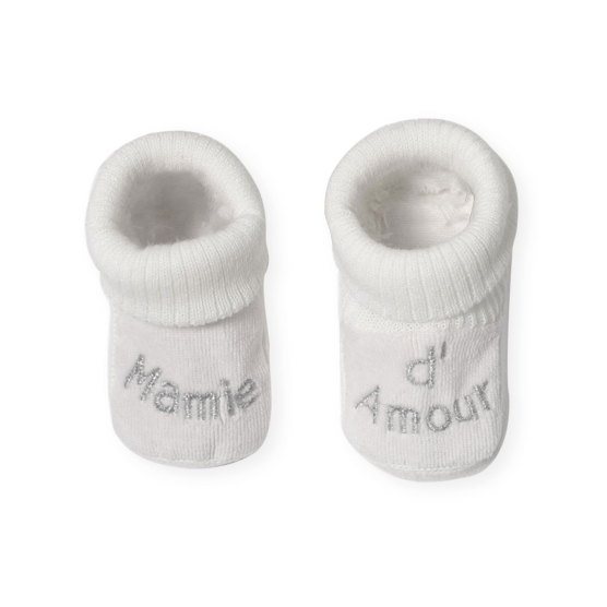 chaussons naissance Mamie d'amour