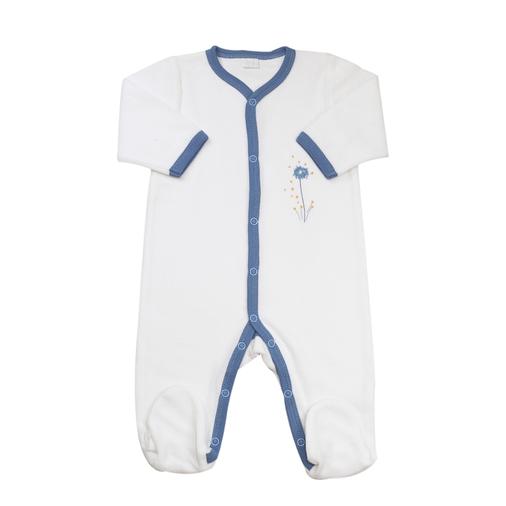 newborn pajamas with flower on chest newborn pajamas with flower on chest