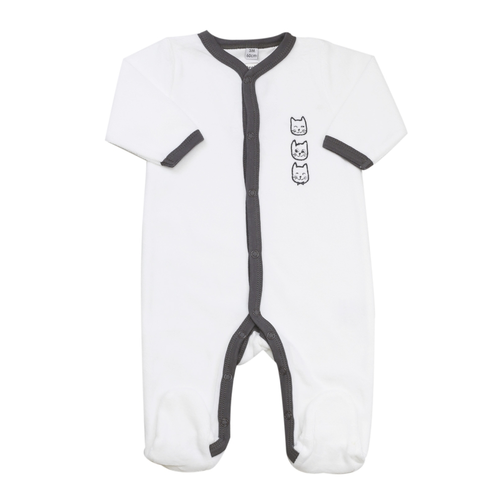 pijama blanco con cabeza de gatito encima pijama blanco con cabeza de gatito encima