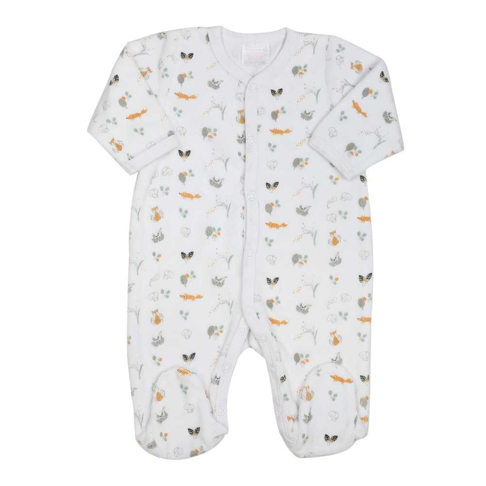 pijama para recém-nascido em estilo outonal