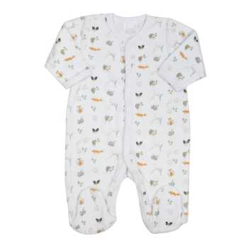 pijama para recém-nascido em estilo outonal