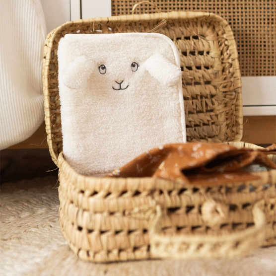 Health record cover with sheep head