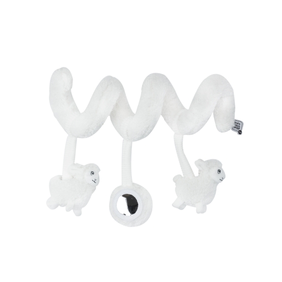 Espiral de actividades para bebé blanca