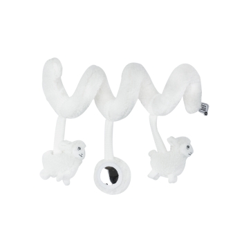 Espiral de actividades para bebé blanca Espiral de actividades para bebé blanca