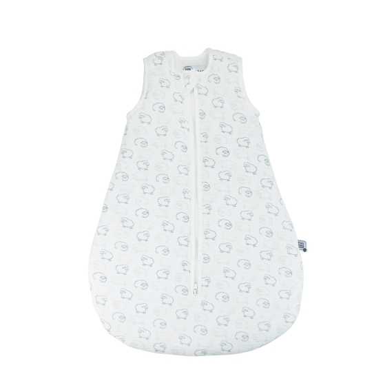 Saco de dormir branco para bebé