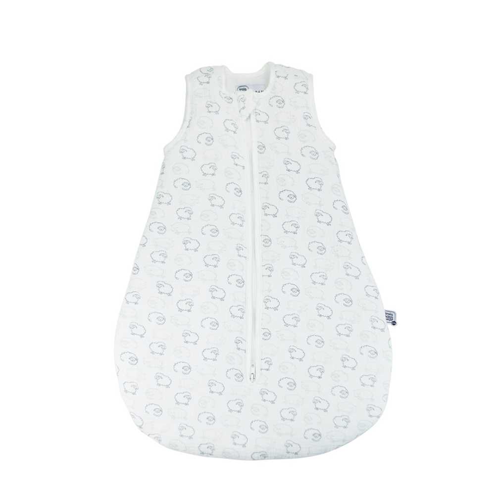 Saco de dormir branco para bebé Saco de dormir branco para bebé