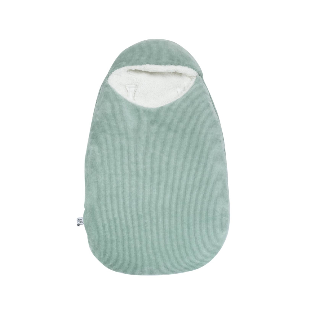 Sage green baby nest front view