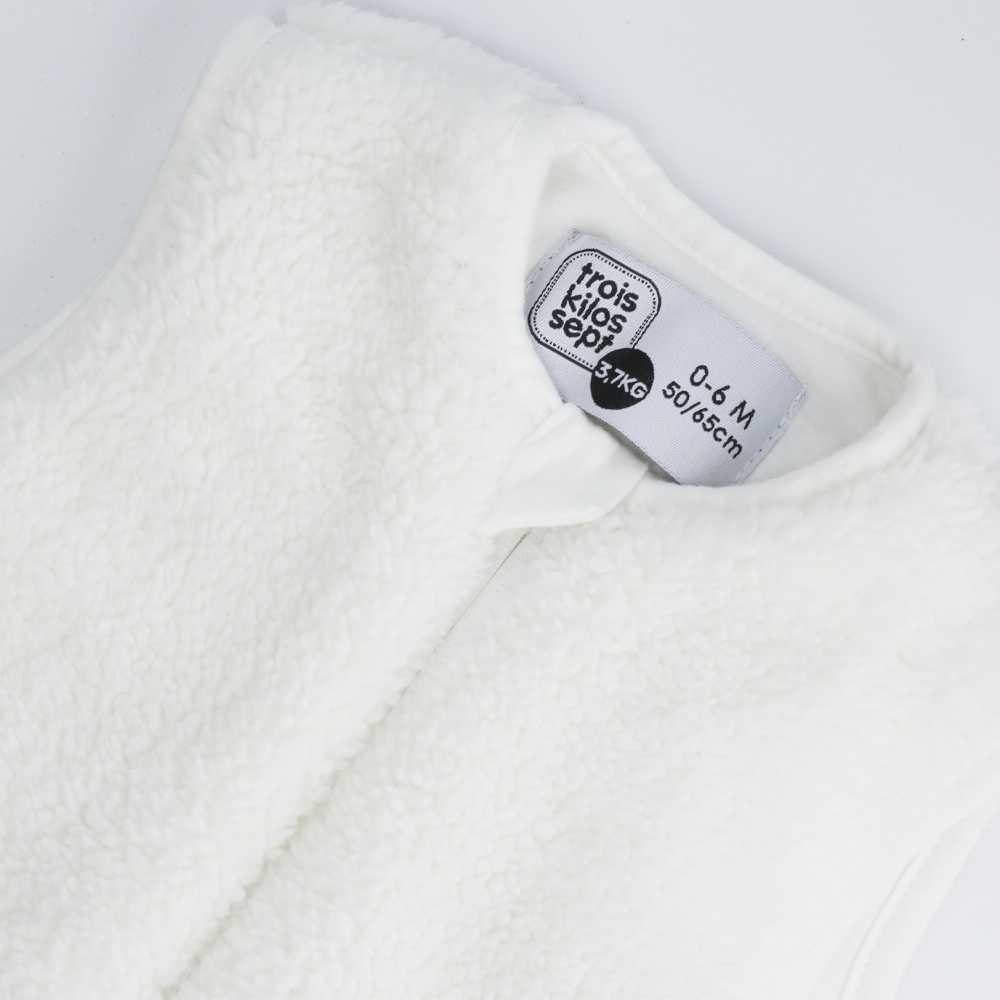 Decote de saco de dormir branco para recém-nascido Decote de saco de dormir branco para recém-nascido
