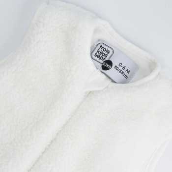 Decote de saco de dormir branco para recém-nascido Decote de saco de dormir branco para recém-nascido