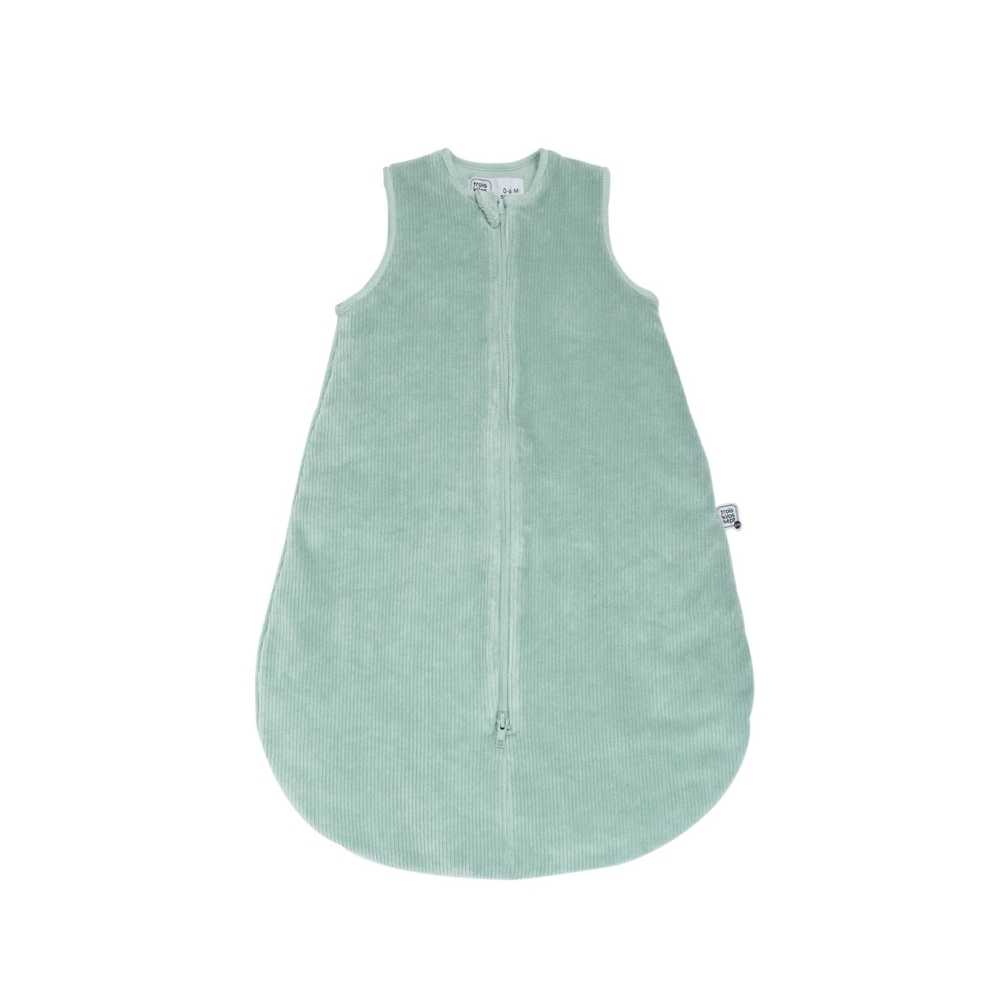 Saco de dormir para bebé dos 0 aos 6 meses, verde-sálvia