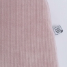 Zoom on powdered pink corduroy fabric baby sleeping bag Zoom on powdered pink corduroy fabric baby sleeping bag
