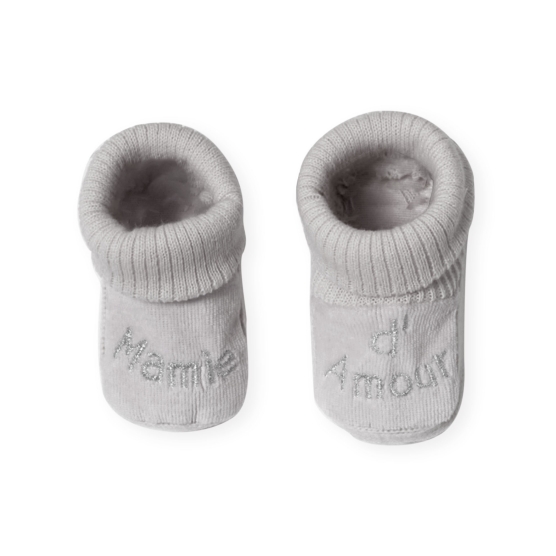 chaussons naissance Mamie d'amour