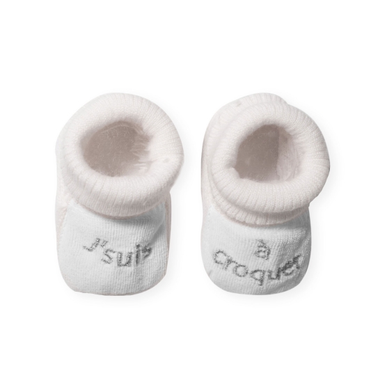 Chaussons bébé - "J'suis à...