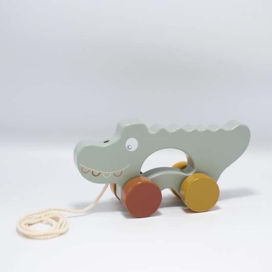 wooden pull-along toy