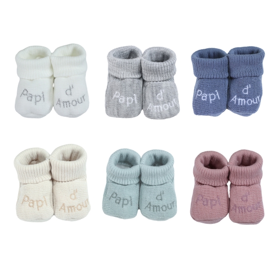 Set of 24 pairs of assorted socks in 6 colors
