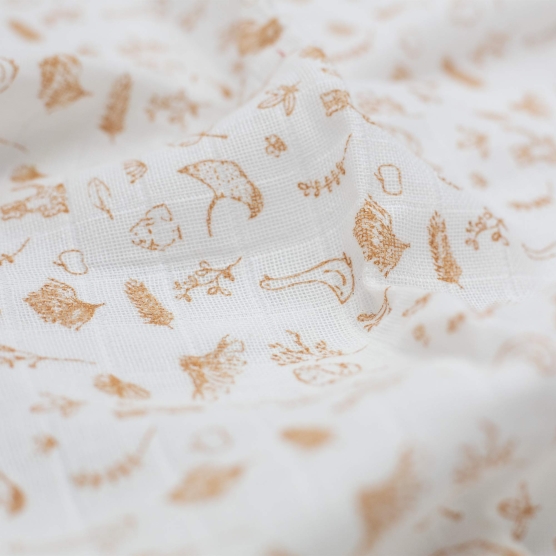 3 cotton swaddles 70x70cm...