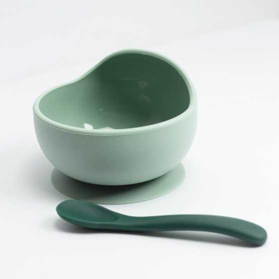 2-piece silicone meal set...