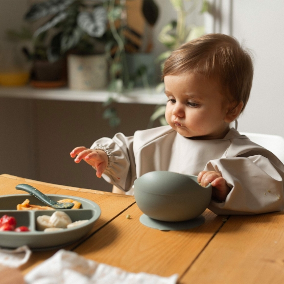 4-piece silicone meal set -...