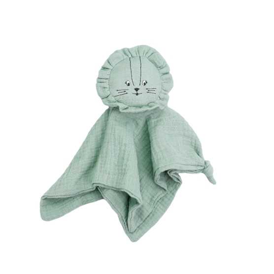 Doudou de musselina Leão