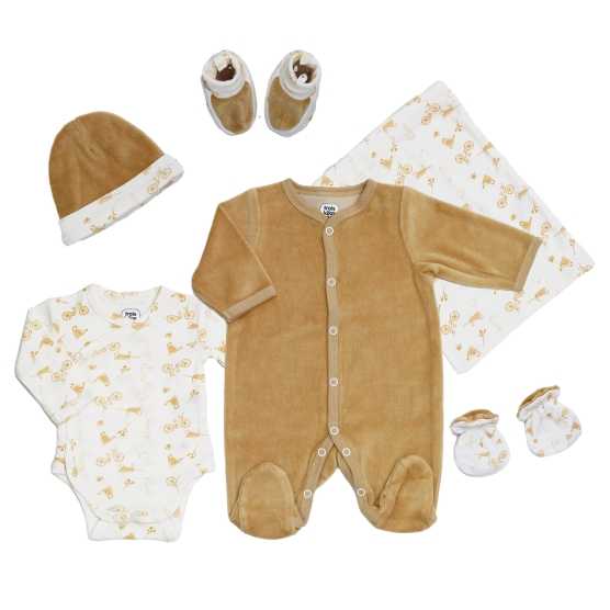 conjunto de nascimento para bebé de 6 peças