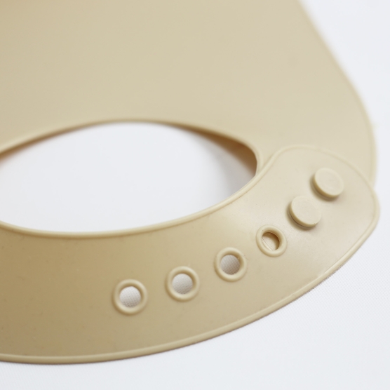 Silicone Baby Bib - Nougat