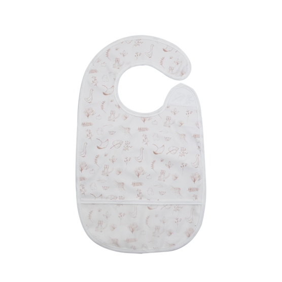 Plastified bib with pocket...
