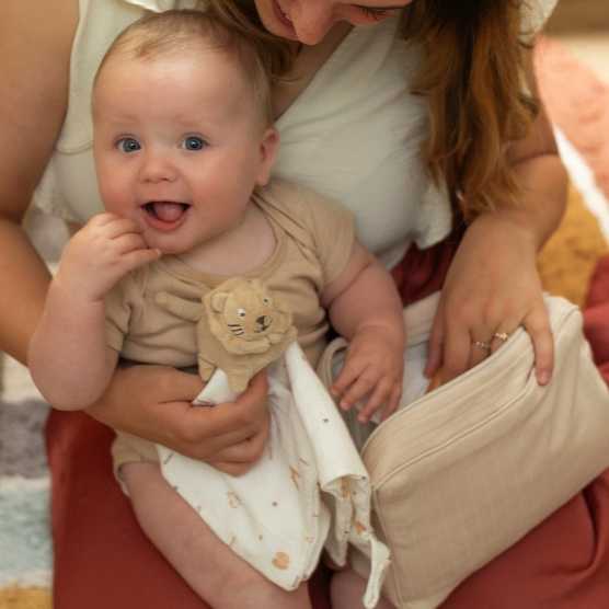 Doudou em forma de lenço Leão
