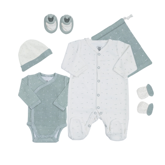 Newborn Layette - Sage Green