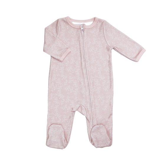 Babypyjama met rits - Roze...