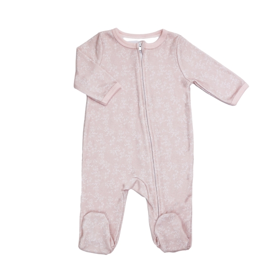 Pyjama bébé zippé - Rose...